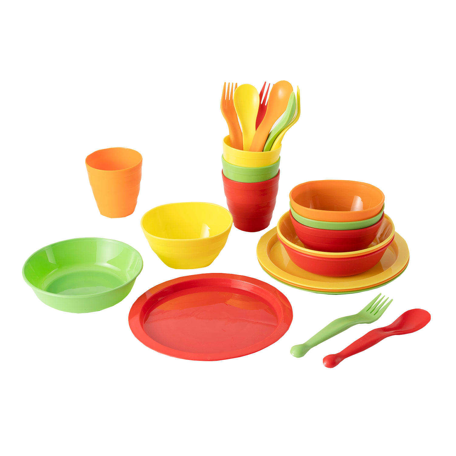 GREEN JAMBOREE カラフル食器 4Pセット